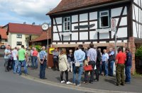 Übergabe des Fördermittelbescheides für die Sanierung des Alten Rathauses am 06.07.2016