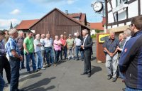 Übergabe des Fördermittelbescheides für die Sanierung des Alten Rathauses am 06.07.2016