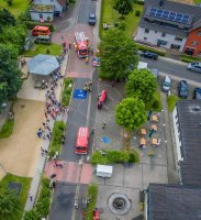 Rettungsübung im Rahmen des Tages der Offenen Tür der Freiwilligen Feuerwehr Neudorf am 26.06.2016