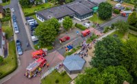 Rettungsübung im Rahmen des Tages der Offenen Tür der Freiwilligen Feuerwehr Neudorf am 26.06.2016