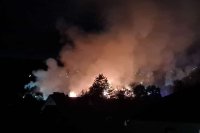 Großfeuer bei Kinzighausen, 11.07.2022