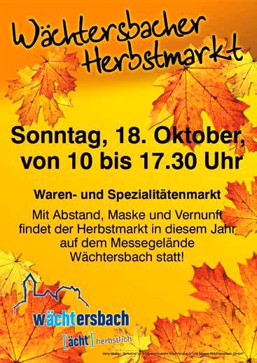 Wächtersbacher Herbstmarkt 2020