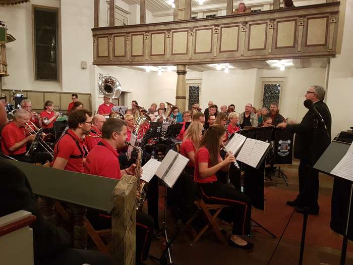 Musikzug Wächtersbach beim Jubiläumskonzert 2017