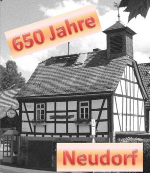 Logo: 650 Jahre Neudorf