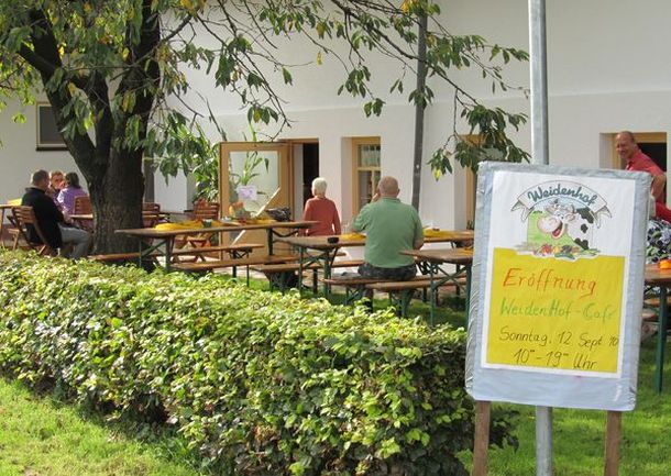 Café im Weidenhof  -  Gartenterrasse