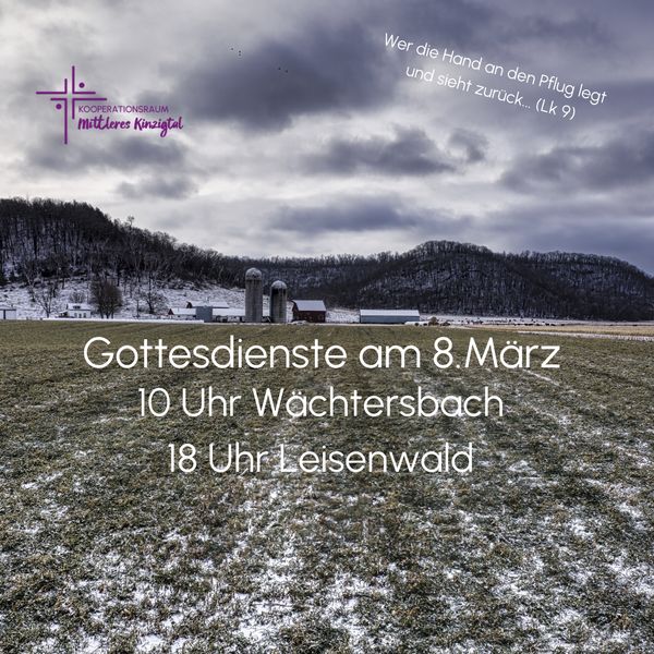 Gottesdienste am 08.03.2026