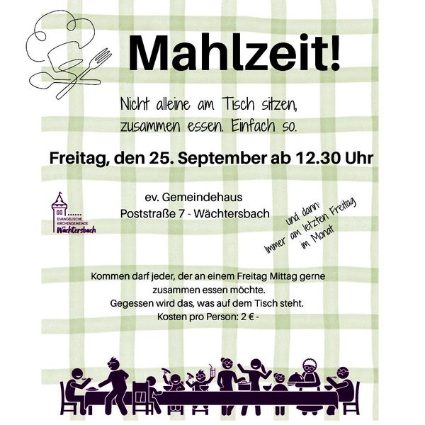 Mahlzeit am 25.09.2026