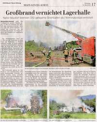 GNZ: Brand beim Weidenhof