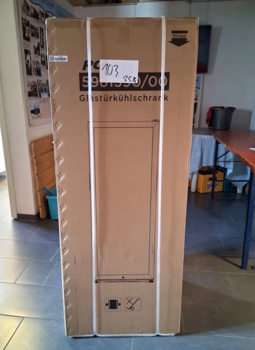 Der Getränkekühlschrank ist da! Getränkekühlschrank
