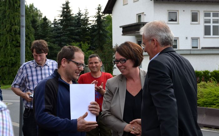 Übergabe Fördermittelbescheid für Altes Rathaus