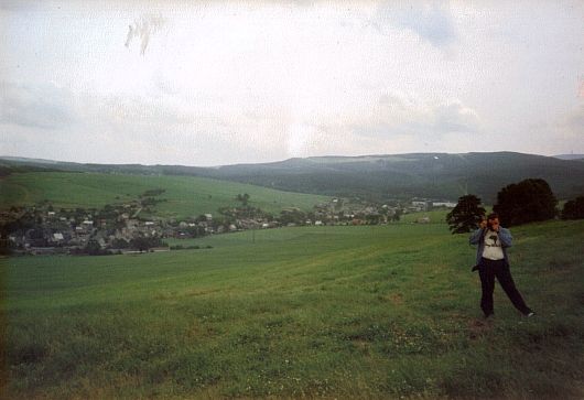 Erstes Treffen mit Neudorf im Erzgebirge 1990