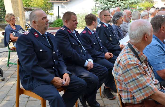 Delegation der Schwesterfeuerwehr aus Neudorf im Erzgebirge