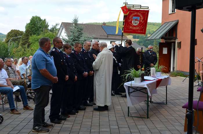 Segnung der Feuerwehrleute