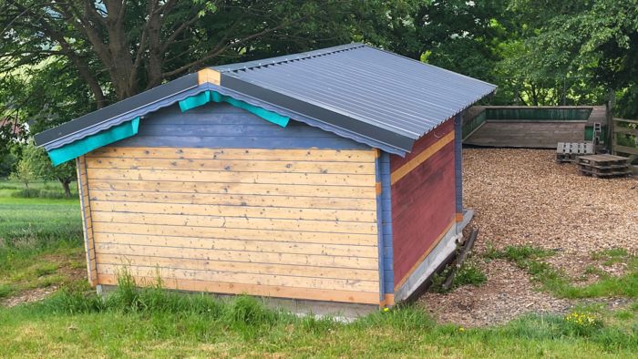 Die Hütte von oben (18.05.2025) Die Hütte von oben (18.05.2025)