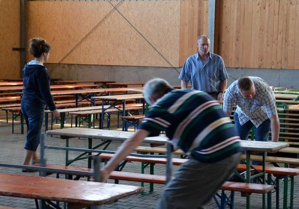 Verwandlung einer Lagerhalle ...